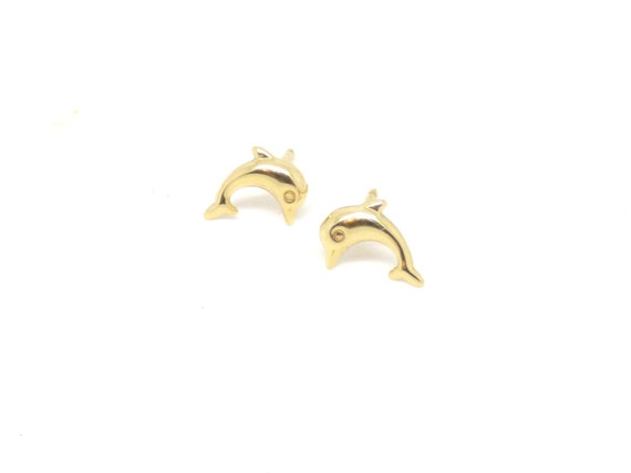 Sterling Silver Dolphin Earrings