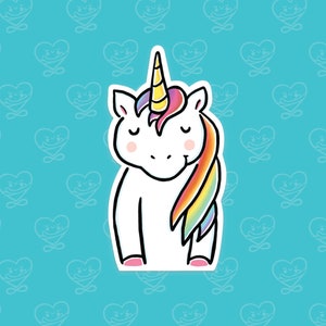 Unicorn Sticker / Vinyl Sticker / Laptop Sticker / Water Bottle Sticker / Vinyl Decal / Journal Sticker