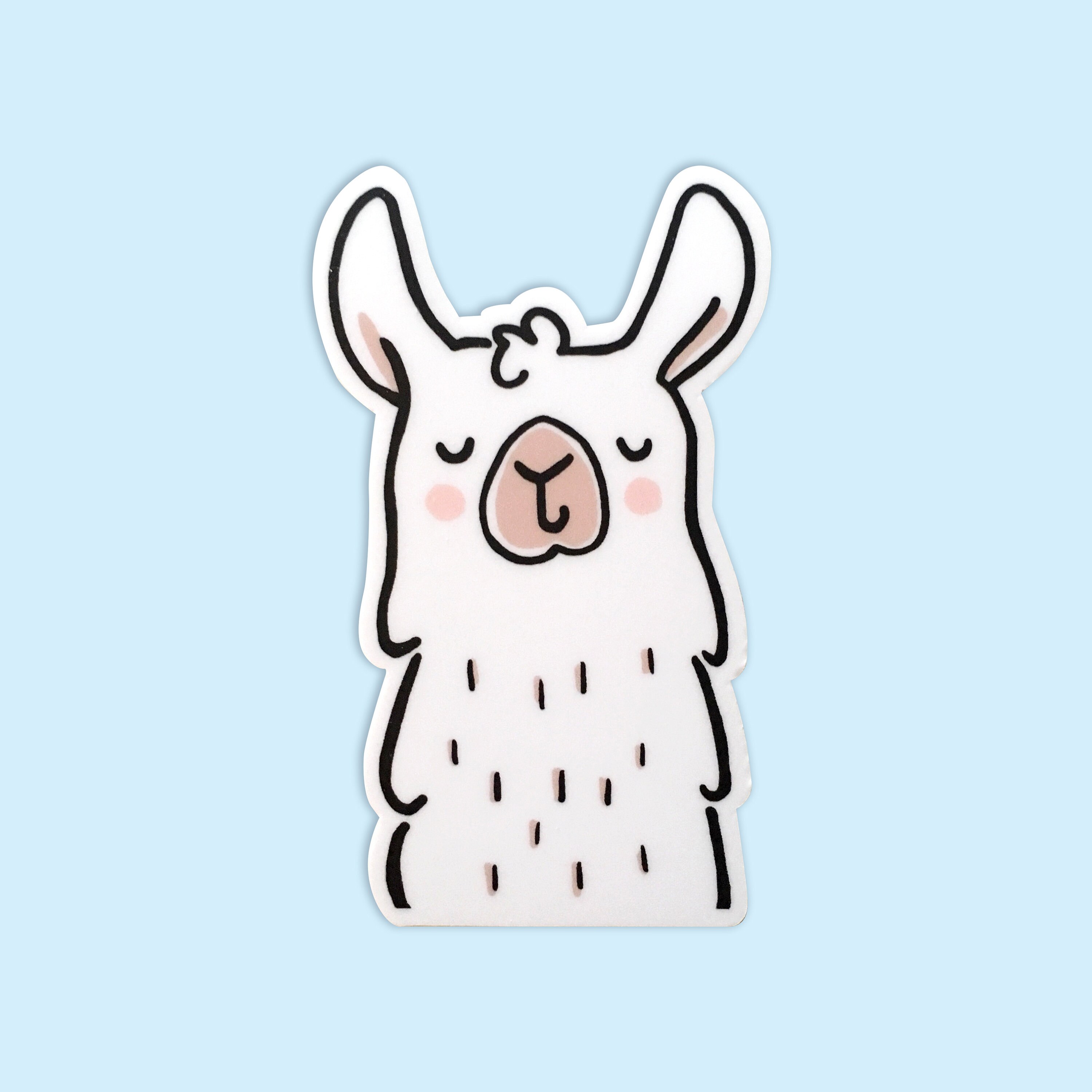 Llama Sticker / Vinyl Sticker / Laptop Sticker / Water Bottle Sticker…