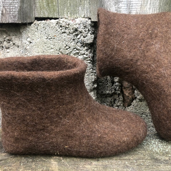 Handmade Felt Boots Etsy