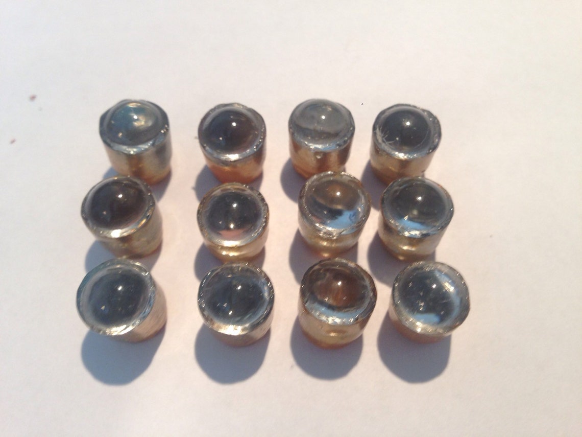 Glass Cat Eye Marble Reflector Lot of 12. 3/8 Clear Etsy