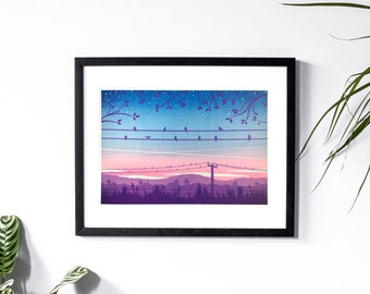 Starry Sky Print | Etsy