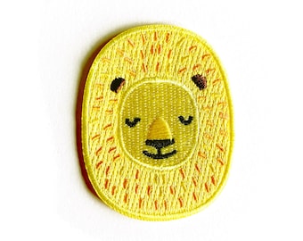 Embroidered Iron-on Patch - Lion