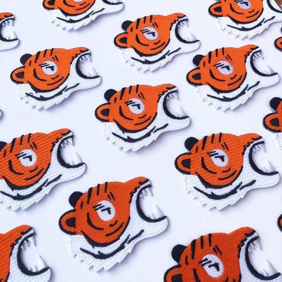 HH* 2 Toppe Patch Vintage Gatto Tigre Fragola Toppa Stemma - Foto 9