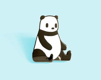 Panda Enamel Pin Badge