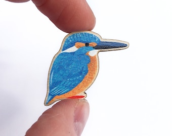 Kingfisher Wooden Pin Responsibly Sourced Birch Plywood