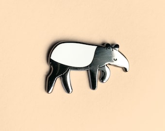 Tapir Enamel Pin