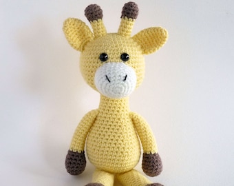 Amigurumi Giraffe, Crochet Toy Giraffe, Hand Made Toy, Australian Made.