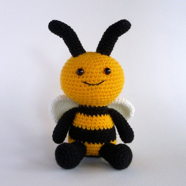 Crochet Amigurumi Bee, Hand Made Toy, Australian Made