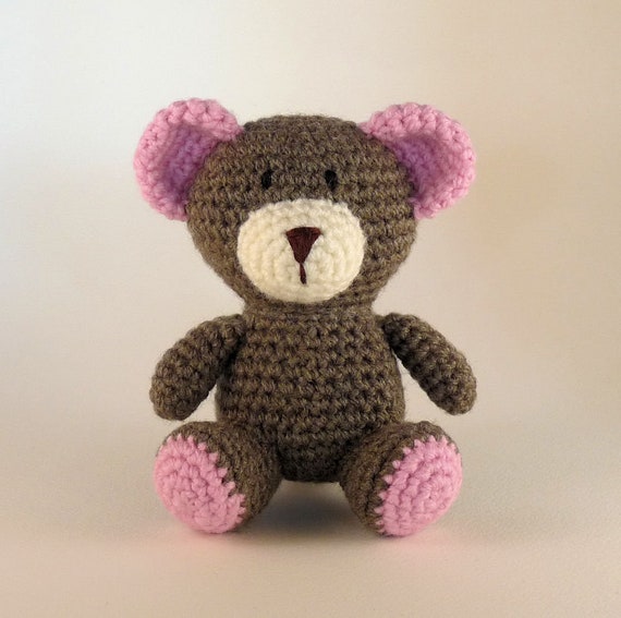 Orso Amigurumi, Orso Teddy Blu, Orso Rosa, Mini Amigurumi, Giocattolo All'uncinetto, Giocattolo Sicuro Bambino, Made Australiano Orso Amigurumi, Orso Teddy Blu, Orso Rosa, Mini Amigurumi, Giocattolo All'uncinetto, Giocattolo Sicuro Bambino, Made Australiano