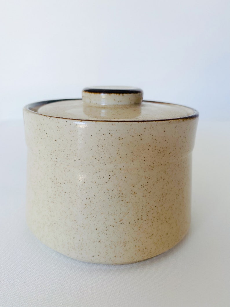 Vintage Stoneware Sugar Bowl and Cream Pitcher Circa Etsy