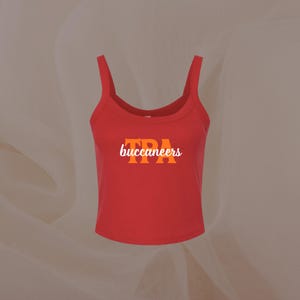 SAME DAY SHIP tampa bay buccaneers throwback tank crop top | football creamsicle tampa shirt throwback nfl football