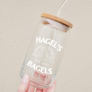 tampa bay lightning hagels bagels coffee can glass, tumbler, or mug | coffee tampa brandon hagel hockey gift