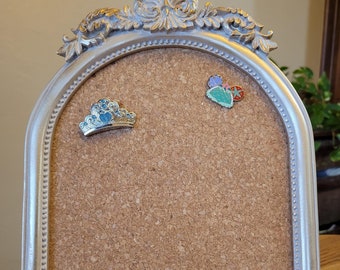 Gold Wash Pin Trading Pinboard Corkboard Frame Display