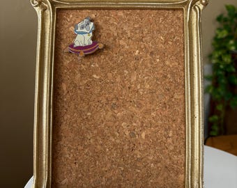 Gold Sparkle met fleurige hoeken Pin Trading prikbord prikbord lijstweergave