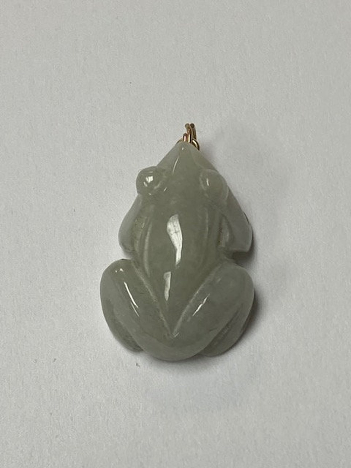 Jade Frog Pendant Etsy
