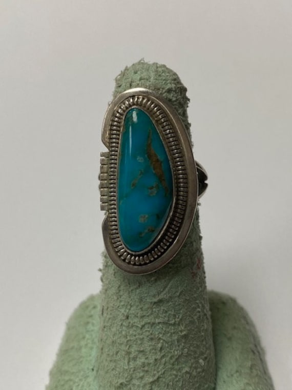 Turquoise Ring Sterling Silver Ring
