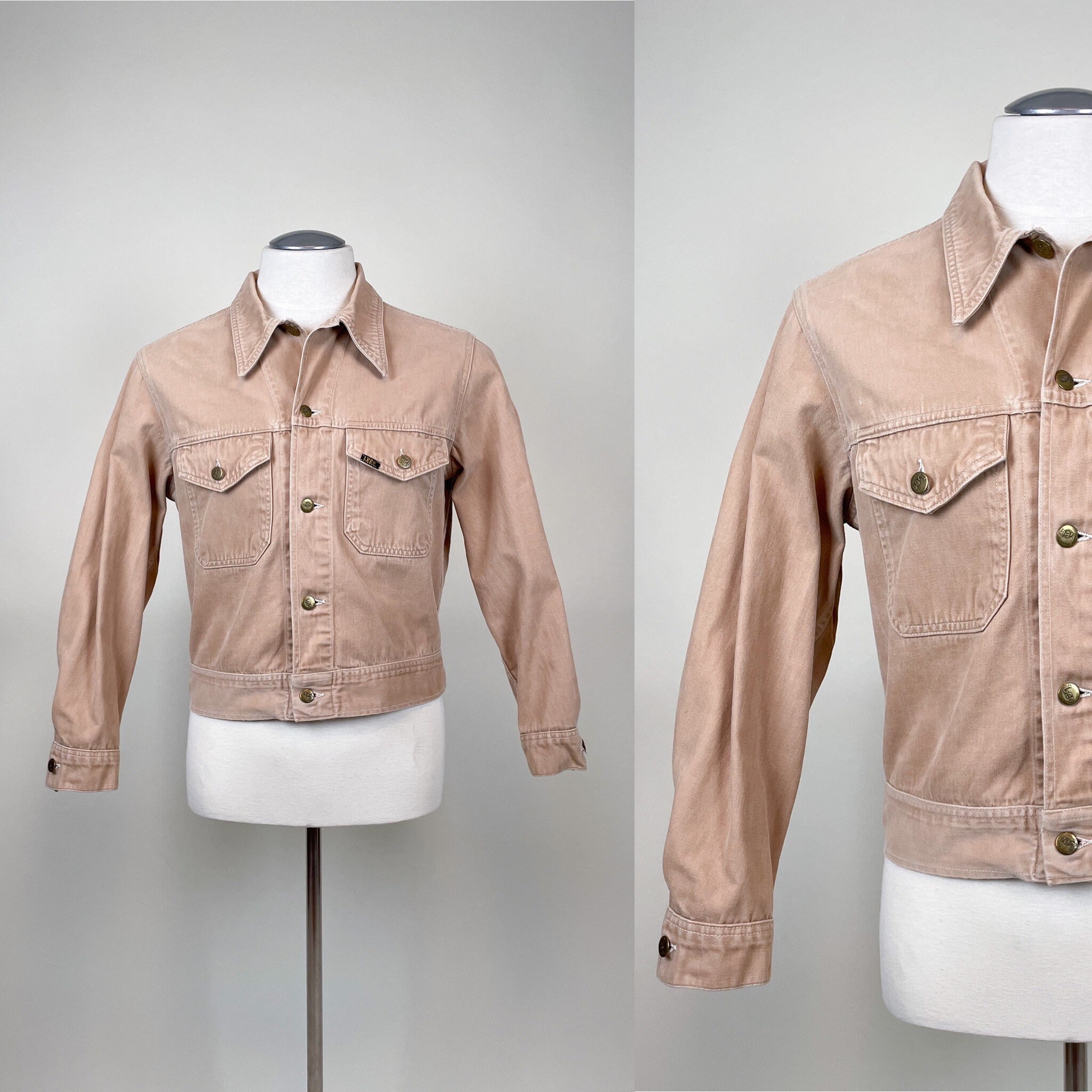 Lee Tan Denim Jacket / Vintage 70s 
