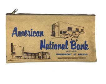 Vintage Bank Deposit Bags Bank of America Lot 6713 & 6710- Qty 16