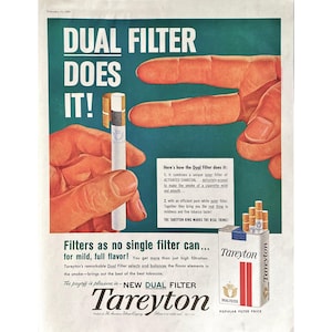 cigarettes from the 60s 60s Smoking Ad