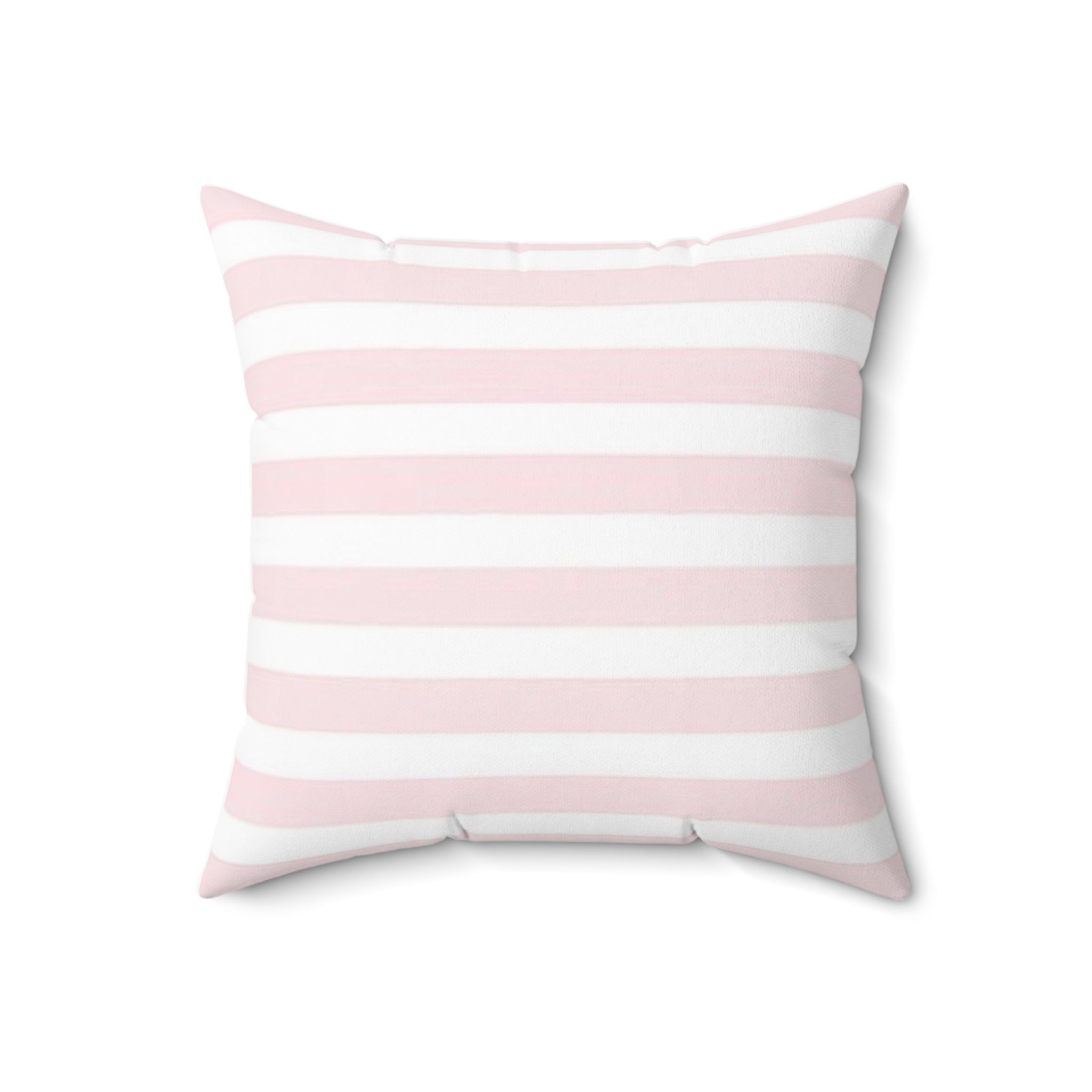 Pink striped pillow hot sale