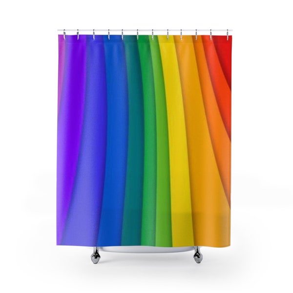 Rainbow Bathroom Etsy