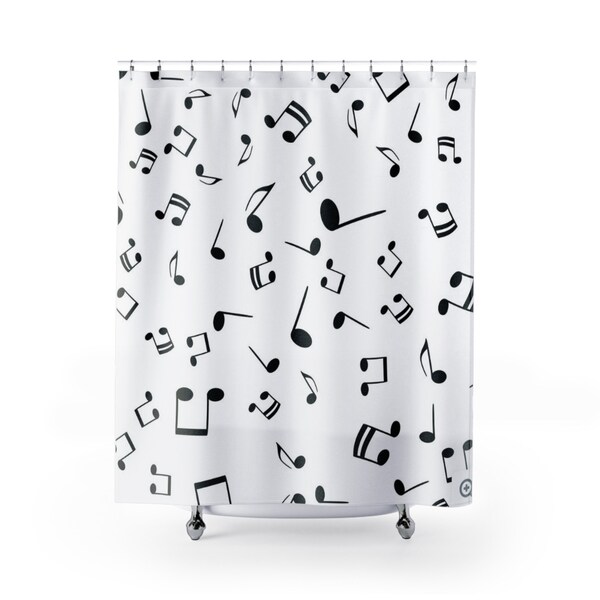 Music Shower Curtain Etsy