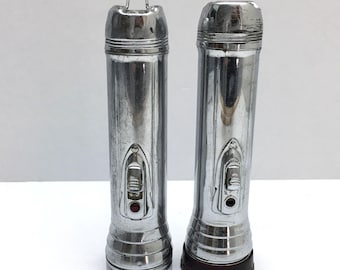 2 Vintage Winchester Olin Flashlights Made in USA Untested Collectible Home Goods Nostalgia