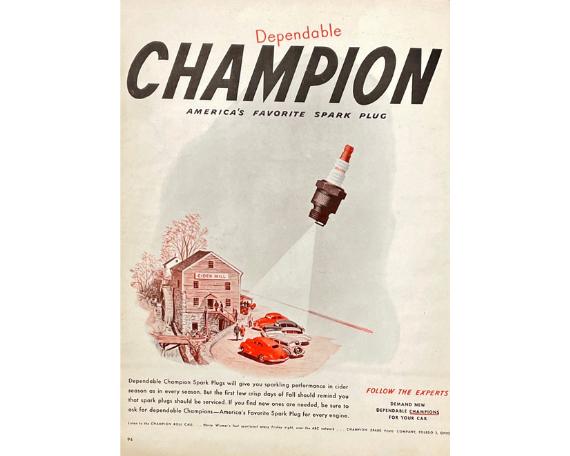 Vintage Champion Spark Plugs Advertising - Etsy