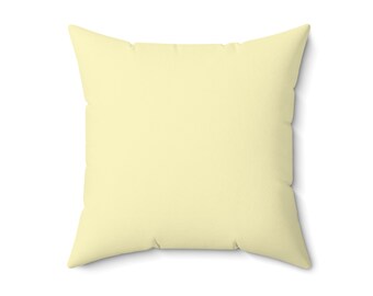 Butter top yellow pillows