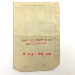 Vintage Bank Deposit Bags - Etsy