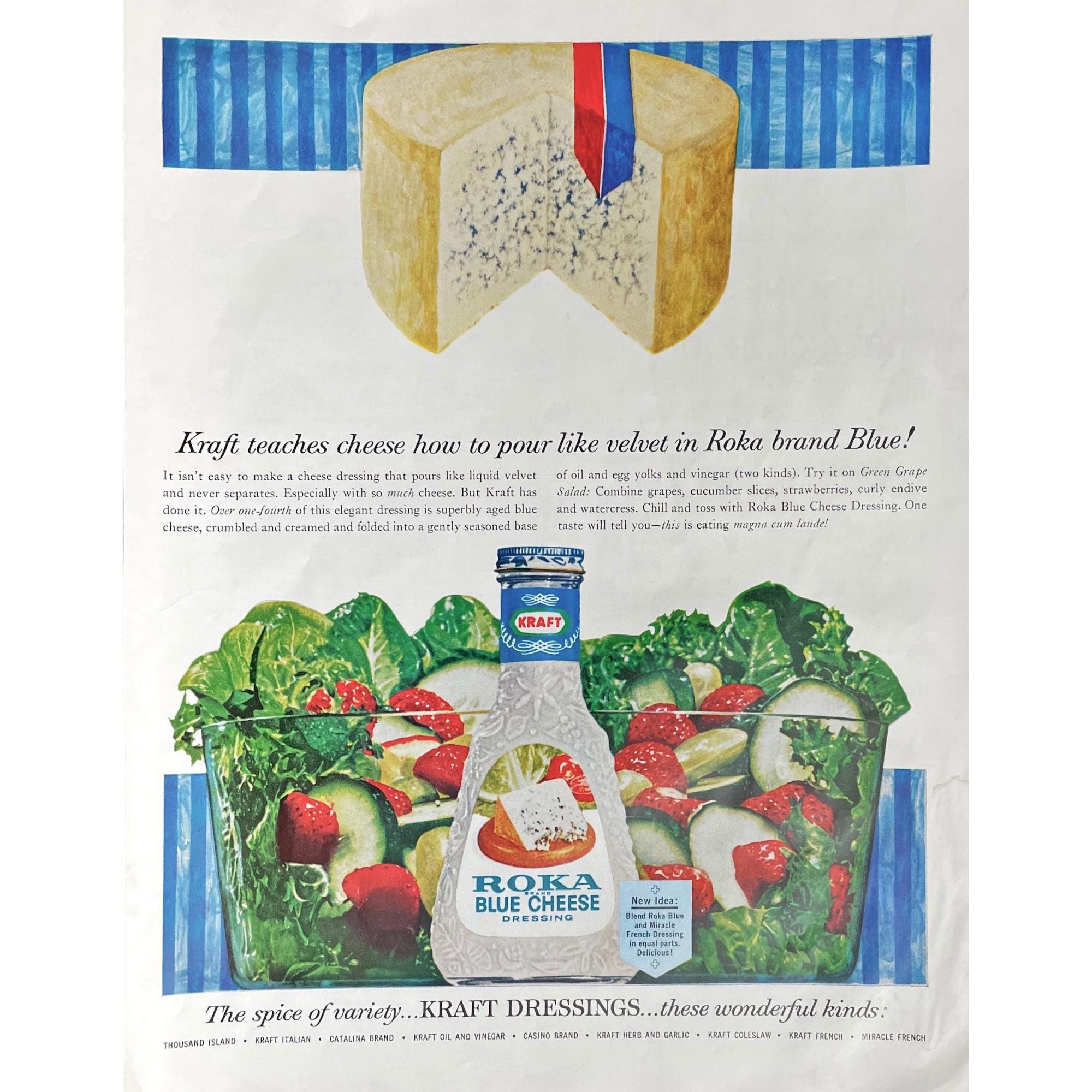 kraft blue cheese dressing Kraft Chunky Blue Cheese Salad Dressing 16 fl oz – Water Butlers main image 1