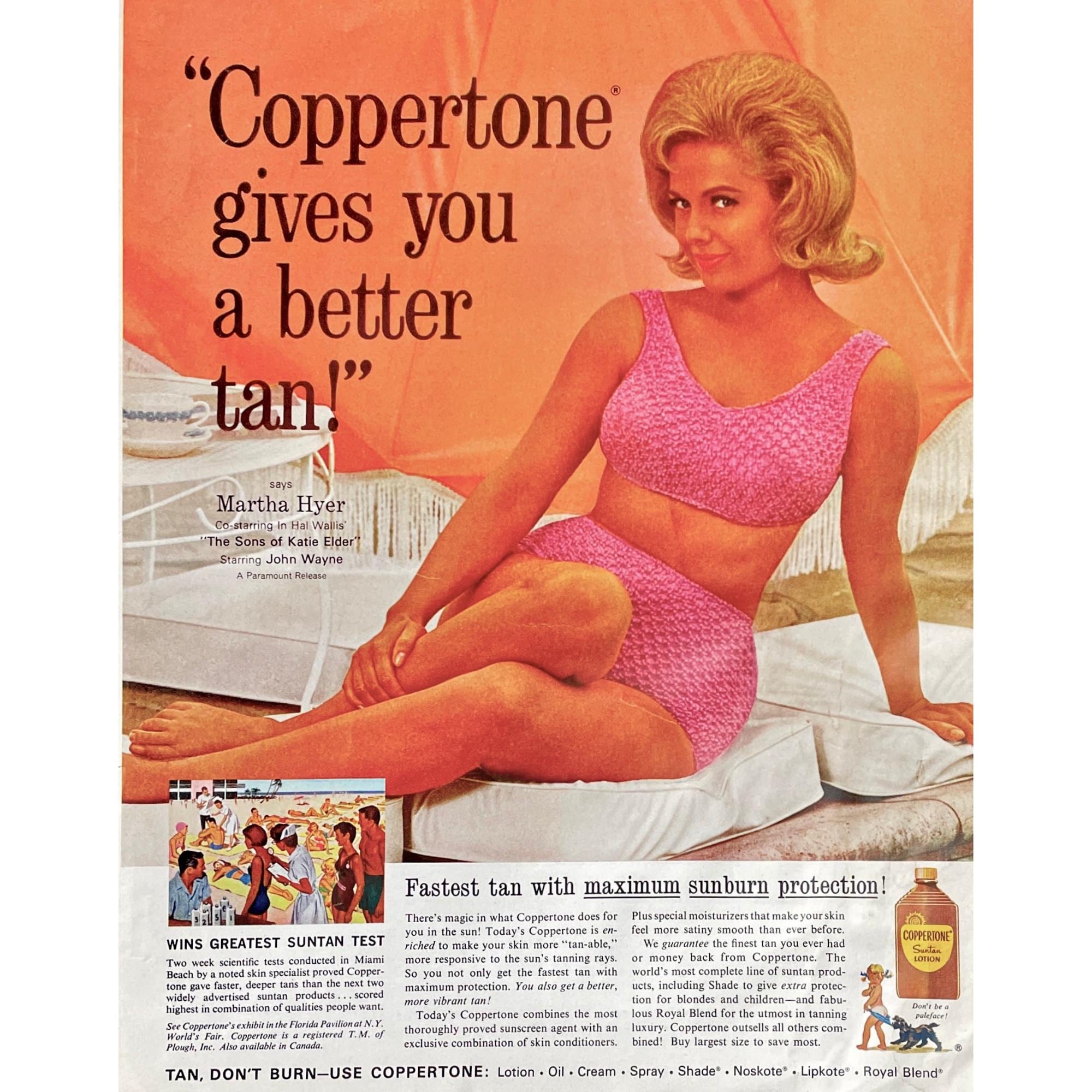 Coppertone Sunscreen Girl