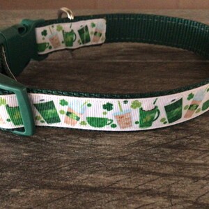 Saint Patrick’s Day Coffees Dog Collar