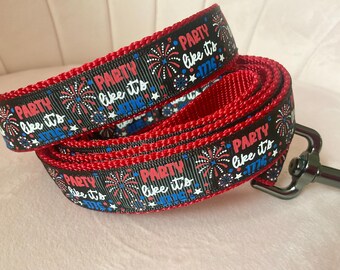Patriotic Party Like It’s 1776 Dog Leash