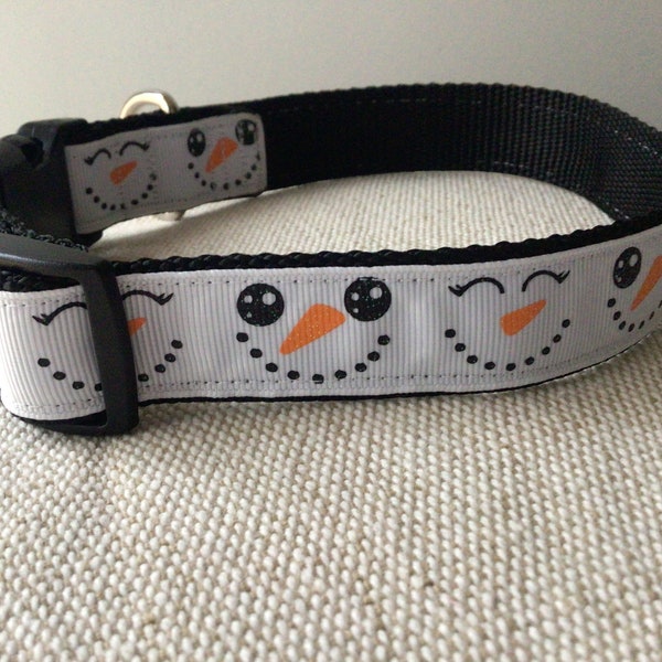 Snowman Dog Collar