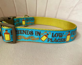 Friends in Low Places Dog Collar
