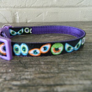 Halloween Spooky Eyes Kitten / Cat Collar