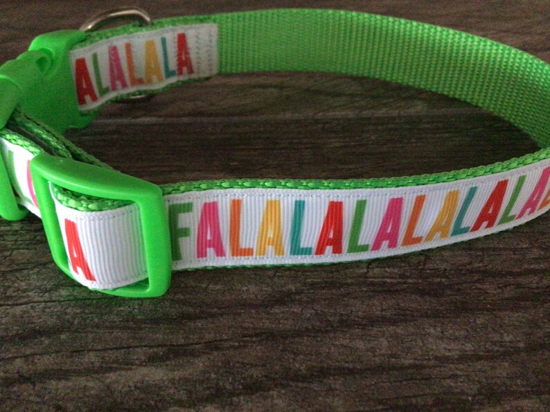 Falalalala Dog Collar image 1