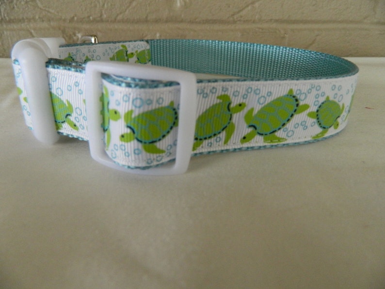 Sea Turtle Dog Collar Etsy