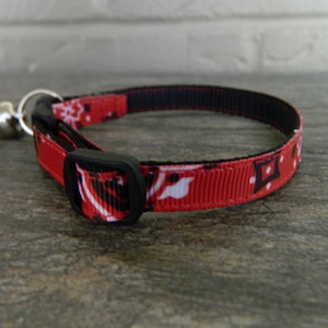 Red Bandana Kitten / Cat Collar