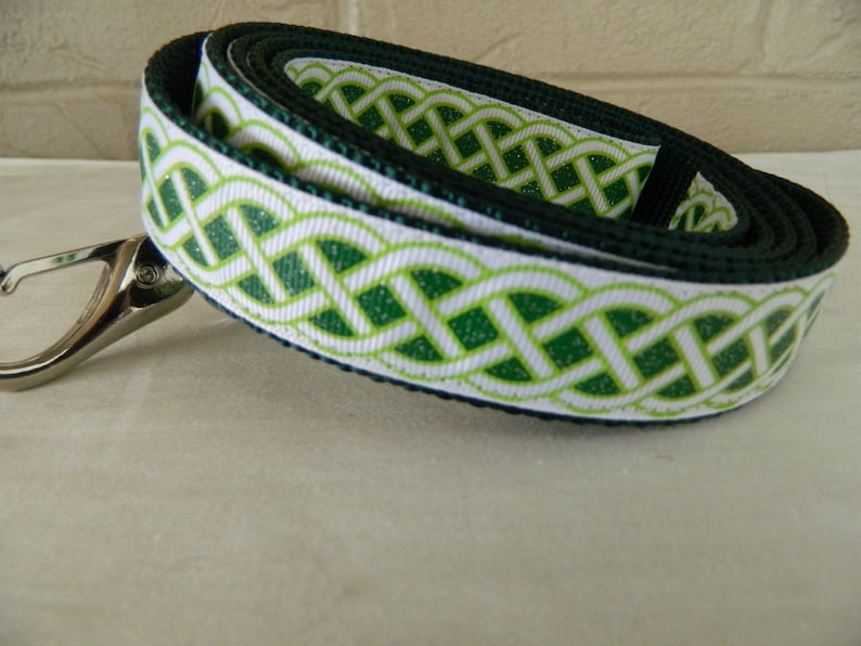 St Patrick/'s Day Celtic Knots Sparkle Dog Leash