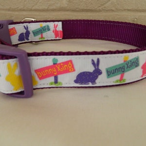 Easter Bunny Xing Dog Collar