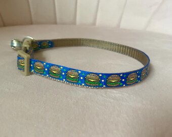 Cheeseburger Kitten/ Cat Collar