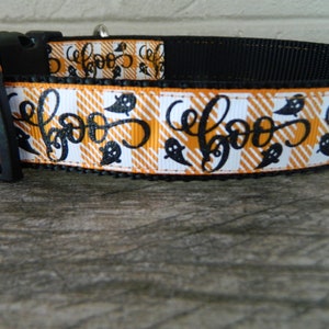 Halloween Boo Dog Collar