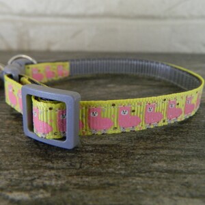 Pink Llamas Kitten / Cat Collar