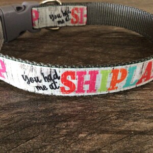 You Had Me at Shiplap Dog Collar