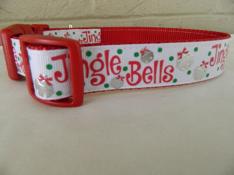 Jingle Bells Christmas Dog Collar Etsy