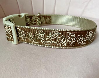 Falling Leaves Dog Collar