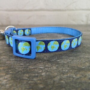 Planet Earth Kitten / Cat Collar